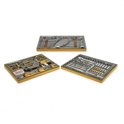 GEARWRENCH 1/4 in., 3/8 in. and 1/2 in. Drive Mechanics Tool Set in EVA with 32 in. Rolling Utility Cart (192-Pieces) 14 GEARWRENCH 1/4 in., 3/8 in. and 1/2 in. Drive Mechanics Tool Set in EVA with 32 in. Rolling Utility Cart (192-Pieces) -GEARWRENCH Sales black molten orange gearwrench tool carts gw192cartcb 40 1000