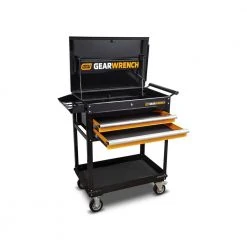 GEARWRENCH 1/4 in., 3/8 in. and 1/2 in. Drive Mechanics Tool Set in EVA with 32 in. Rolling Utility Cart (192-Pieces) 19 GEARWRENCH 1/4 in., 3/8 in. and 1/2 in. Drive Mechanics Tool Set in EVA with 32 in. Rolling Utility Cart (192-Pieces) -GEARWRENCH Sales black molten orange gearwrench tool carts gw192cartcb c3 1000
