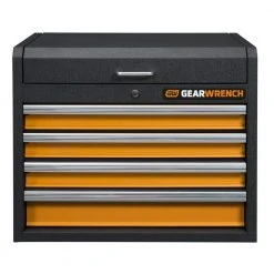 GEARWRENCH 26 in. 4-Drawer GSX Series Tool Chest -GEARWRENCH Sales black molten orange gearwrench top tool chests 83240 c3 1000