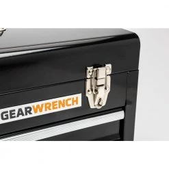 GEARWRENCH 20 in. 3-Drawer Steel Tool Box in Black -GEARWRENCH Sales black silver powder coat finish gearwrench portable tool boxes 83151 44 1000