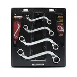 GEARWRENCH 72-Tooth 12 Point SAE Reversible S-Shape Double Box Ratcheting Wrench Set (4-Piece) -GEARWRENCH Sales gearwrench adjustable wrenches 85399 4f 1000