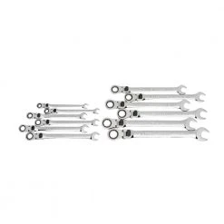GEARWRENCH 72-Tooth 12 Point Metric XL Locking Flex Combination Ratcheting Wrench Set (12-Piece) -GEARWRENCH Sales gearwrench adjustable wrenches 85698 4f 1000