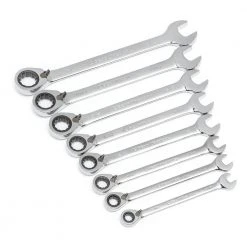 GEARWRENCH 72-Tooth 12 Point SAE Reversible Combination Ratcheting Wrench Set (8 -Piece) -GEARWRENCH Sales gearwrench adjustable wrenches 9533n c3 1000