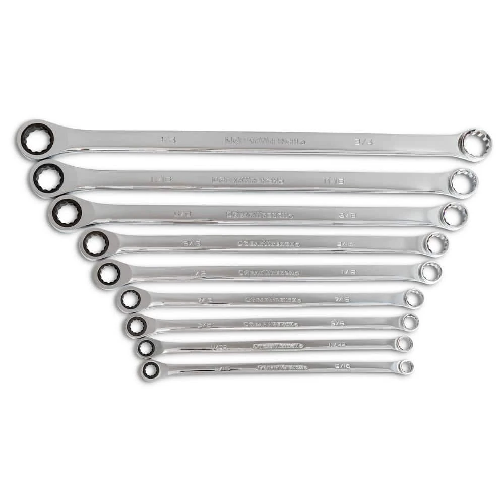 GEARWRENCH 72-Tooth 12-Point SAE XL GearBox Double Box Ratcheting Wrench Set (9-Piece) 3 GEARWRENCH 72-Tooth 12-Point SAE XL GearBox Double Box Ratcheting Wrench Set (9-Piece)
