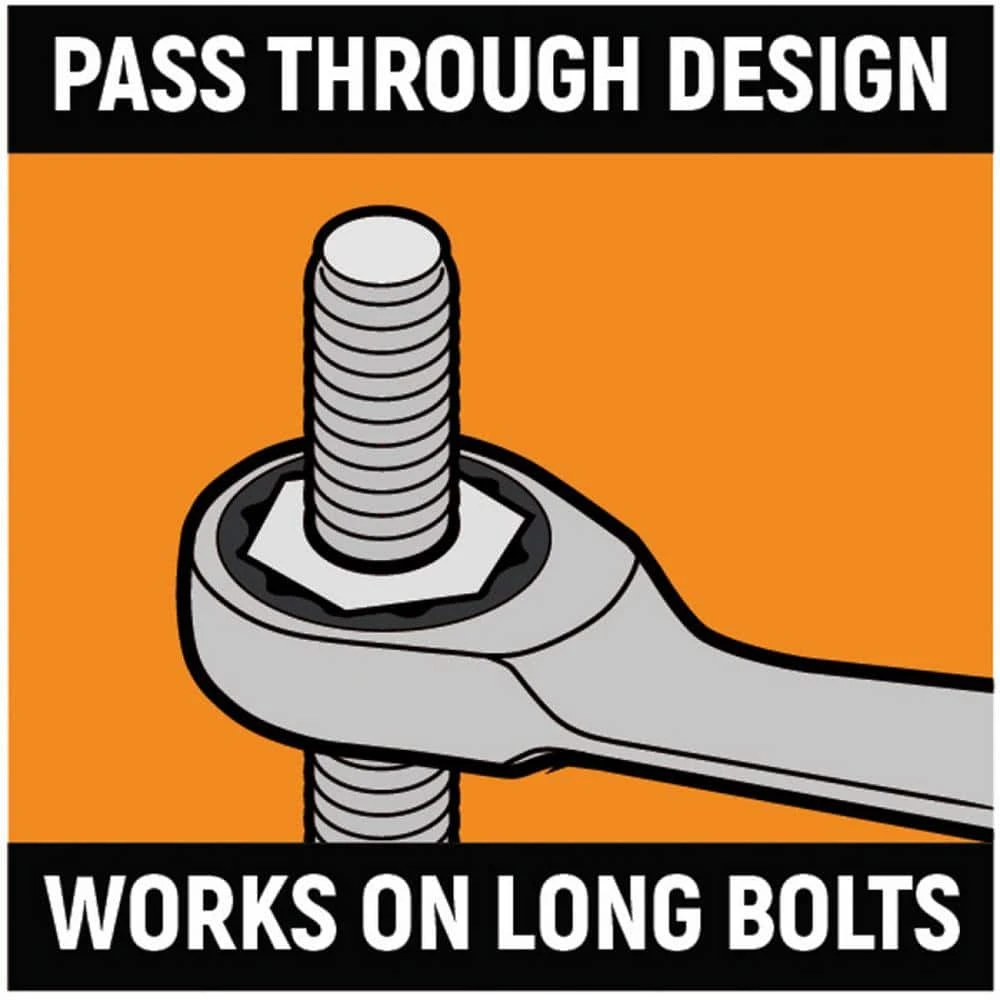 GEARWRENCH 72-Tooth 12-Point SAE XL GearBox Double Box Ratcheting Wrench Set (9-Piece) 10 GEARWRENCH 72-Tooth 12-Point SAE XL GearBox Double Box Ratcheting Wrench Set (9-Piece) - Image 8