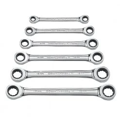GEARWRENCH 72-Tooth 12-Point Metric Double Box Ratcheting Wrench Set (6-Piece)