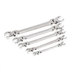 GEARWRENCH SAE Flex Flare Nut Wrench Set (5-Piece)