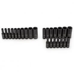 GEARWRENCH 1/4 in. Drive 6-Point SAE/Metric Standard & Deep Universal Impact Socket Set (71-Piece) 22 GEARWRENCH 1/4 in. Drive 6-Point SAE/Metric Standard & Deep Universal Impact Socket Set (71-Piece) -GEARWRENCH Sales gearwrench impact socket sets 84903 1f 1000