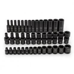 GEARWRENCH 1/4 in. Drive 6-Point SAE/Metric Standard & Deep Universal Impact Socket Set (71-Piece) 24 GEARWRENCH 1/4 in. Drive 6-Point SAE/Metric Standard & Deep Universal Impact Socket Set (71-Piece) -GEARWRENCH Sales gearwrench impact socket sets 84903 fa 1000