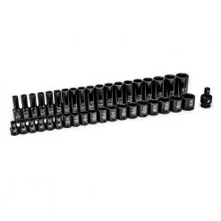 GEARWRENCH 1/2 in. Drive 6-Point Metric Standard & Deep Impact Socket Set (39-Piece) 14 GEARWRENCH 1/2 in. Drive 6-Point Metric Standard & Deep Impact Socket Set (39-Piece) -GEARWRENCH Sales gearwrench impact socket sets 84948n 66 1000