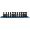 GEARWRENCH X-Core 3/8 in. Drive 6-Point Standard Pinless Metric Universal Impact Socket Set (11-Piece)