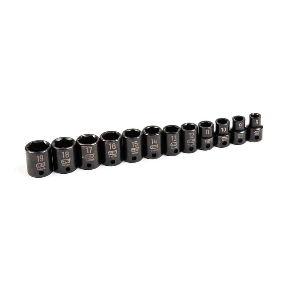 GEARWRENCH 34-Piece Metric 3/8 in., 1/2 in. Impact Socket Tray Set 7 GEARWRENCH 34-Piece Metric 3/8 in., 1/2 in. Impact Socket Tray Set - Image 5
