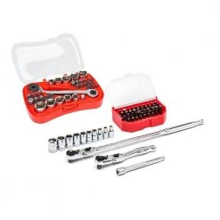 GEARWRENCH 1/4 in. Drive Tight Access Ratchet and Socket Tool Set (80-Piece)