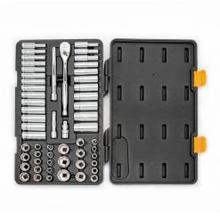 GEARWRENCH 120XP 3/8 in. Drive 6-Point Standard & Deep SAE/Metric Ratchet and Socket Mechanics Tool Set (56-Piece) -GEARWRENCH Sales gearwrench mechanics tool sets 80550p 44 1000