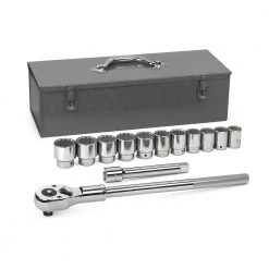 GEARWRENCH 3/4 in. Drive 12-Point SAE 24-Tooth Ratchet and Socket Mechanics Tool Set (13-Piece) 10 GEARWRENCH 3/4 in. Drive 12-Point SAE 24-Tooth Ratchet and Socket Mechanics Tool Set (13-Piece) -GEARWRENCH Sales gearwrench mechanics tool sets 80879 c3 1000