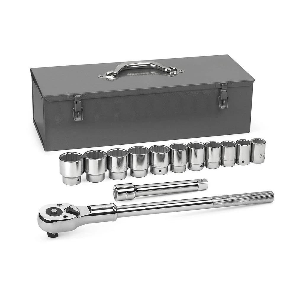 GEARWRENCH 3/4 in. Drive 12-Point SAE 24-Tooth Ratchet and Socket Mechanics Tool Set (13-Piece) 6 GEARWRENCH 3/4 in. Drive 12-Point SAE 24-Tooth Ratchet and Socket Mechanics Tool Set (13-Piece) - Image 4