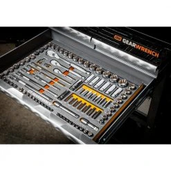 GEARWRENCH 120XP 1/4 in., 3/8 in., 1/2 in. Drive Standard and Deep SAE/Metric Mechanics Tool Set in EVA Tray (94-Piece) 31 GEARWRENCH 120XP 1/4 in., 3/8 in., 1/2 in. Drive Standard and Deep SAE/Metric Mechanics Tool Set in EVA Tray (94-Piece) -GEARWRENCH Sales gearwrench mechanics tool sets 83071 07 31 1000