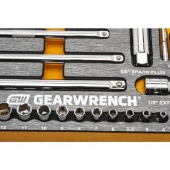 GEARWRENCH 120XP 1/4 in., 3/8 in. and 1/2 in. Drive Mechanics Tool Set with EVA Storage (126-Pieces) -GEARWRENCH Sales gearwrench mechanics tool sets 8307182999cb fa 1000