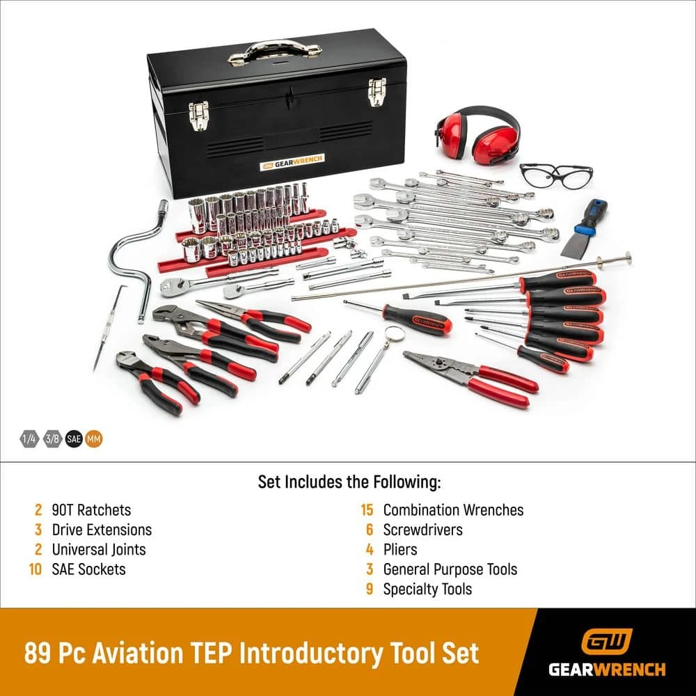 GEARWRENCH Aviation TEP Introductory Tool Set (89-Piece) 4 GEARWRENCH Aviation TEP Introductory Tool Set (89-Piece) - Image 2