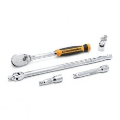 GEARWRENCH 1/2 in. Drive 90-Tooth 6-Point Standard and Deep SAE/Metric Mechanics Tool Set (53-Piece) -GEARWRENCH Sales gearwrench mechanics tool sets 85869 44 1000