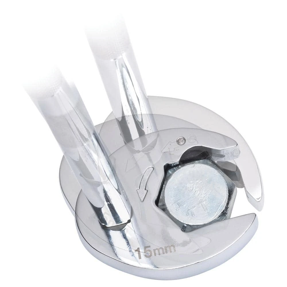 GEARWRENCH Metric Ratcheting Crowfoot Set (10-Piece) 6 GEARWRENCH Metric Ratcheting Crowfoot Set (10-Piece) - Image 4