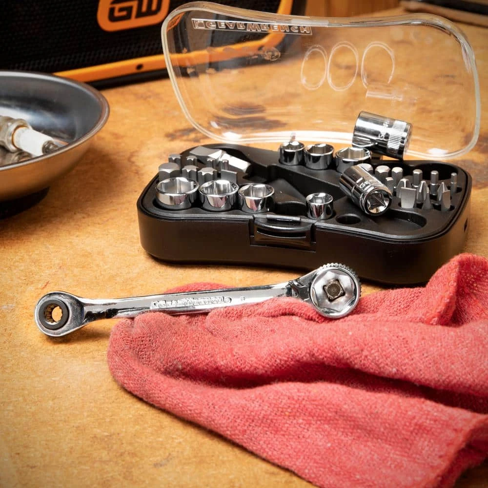 GEARWRENCH 1/4 in. Drive Micro Driver and Socket Set (35-Piece) 14 GEARWRENCH 1/4 in. Drive Micro Driver and Socket Set (35-Piece) - Image 12