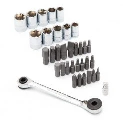 GEARWRENCH 1/4 in. Drive Micro Driver and Socket Set (35-Piece) 19 GEARWRENCH 1/4 in. Drive Micro Driver and Socket Set (35-Piece) -GEARWRENCH Sales gearwrench ratchet socket sets 85035 4f 1000