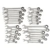 GEARWRENCH SAE/Metric 72-Tooth Standard and Stubby Combination Ratcheting Wrench Set (34-Piece) 2 GEARWRENCH SAE/Metric 72-Tooth Standard and Stubby Combination Ratcheting Wrench Set (34-Piece) -GEARWRENCH Sales gearwrench ratcheting wrenches 85034 64 1000