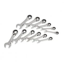 GEARWRENCH SAE/Metric 72-Tooth Stubby Combination Ratcheting Wrench Tool Set (14-Piece) 18 GEARWRENCH SAE/Metric 72-Tooth Stubby Combination Ratcheting Wrench Tool Set (14-Piece) -GEARWRENCH Sales gearwrench ratcheting wrenches 85206 44 1000