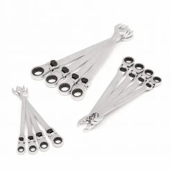 GEARWRENCH Metric 72-Tooth XL Flex Head Combination Ratcheting Wrench Tool Set with Roll (12-Piece) -GEARWRENCH Sales gearwrench ratcheting wrenches 85698r c3 1000