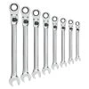 GEARWRENCH SAE 72-Tooth XL Locking Flex Head Combination Ratcheting Wrench Tool Set (8-Piece) -GEARWRENCH Sales gearwrench ratcheting wrenches 85798 64 1000