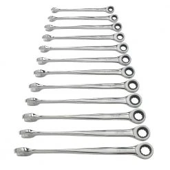 GEARWRENCH Metric 72-Tooth X-Beam Combination Ratcheting Wrench Tool Set (12-Piece)