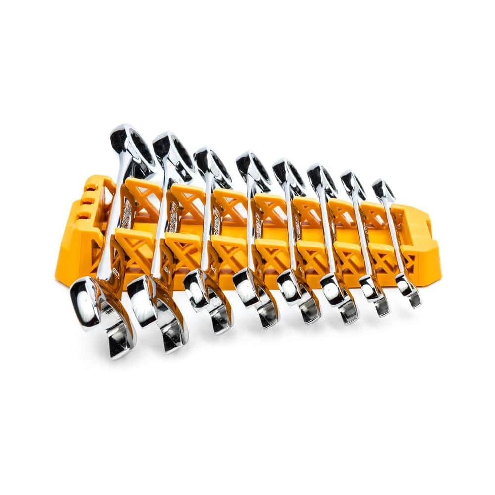 GEARWRENCH Master Standard and Flex Head SAE/MM Combination Ratcheting Wrench Set (32-Piece) 9 GEARWRENCH Master Standard and Flex Head SAE/MM Combination Ratcheting Wrench Set (32-Piece) - Image 7