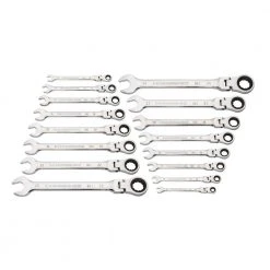 GEARWRENCH Metric 90-Tooth Flex Head Combination Ratcheting Wrench Tool Set (16-Piece) 9 GEARWRENCH Metric 90-Tooth Flex Head Combination Ratcheting Wrench Tool Set (16-Piece) -GEARWRENCH Sales gearwrench ratcheting wrenches 86728 4f 1000