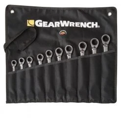 GEARWRENCH Metric 72-Tooth Reversible Combination Ratcheting Wrench Tool Set with Roll (10-Piece) 10 GEARWRENCH Metric 72-Tooth Reversible Combination Ratcheting Wrench Tool Set with Roll (10-Piece) -GEARWRENCH Sales gearwrench ratcheting wrenches 9601rn a0 1000