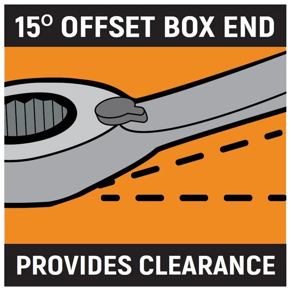 GEARWRENCH Metric/SAE 72-Tooth Reversible Combination Ratcheting Wrench Tool Set (29-Piece) 6 GEARWRENCH Metric/SAE 72-Tooth Reversible Combination Ratcheting Wrench Tool Set (29-Piece) - Image 4