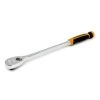 GEARWRENCH 1/2 in. Drive 90-Tooth Long Handle Dual Material Teardrop Ratchet