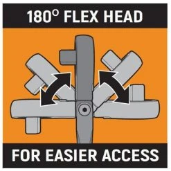 GEARWRENCH 1/2 in. Drive 90-Tooth Locking Flex Head Teardrop Ratchet with 24 in. Handle -GEARWRENCH Sales gearwrench ratchets 81363t 76 1000