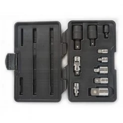 GEARWRENCH 1/4 in. and 3/8 in. and 1/2 in. Drive Universal Joint and Adapter Set (10-Piece) -GEARWRENCH Sales gearwrench socket adapter sets 81205 4f 1000