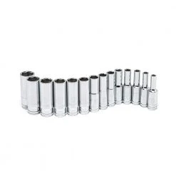 GEARWRENCH 3/8 in. Drive 6 Point Mid Length Metric Socket Set (14-Piece) -GEARWRENCH Sales gearwrench socket sets 80554s 06 4f 1000