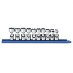 GEARWRENCH 3/8 in. Drive 6-Point Metric Flex Socket Set (10-Piece)