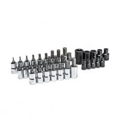 GEARWRENCH 1/4 in., 3/8 in. and 1/2 in. Drive SAE/Metric Hex, E-Torx & Torx Bit Socket Set (36-Piece) -GEARWRENCH Sales gearwrench socket sets 80726 4f 1000