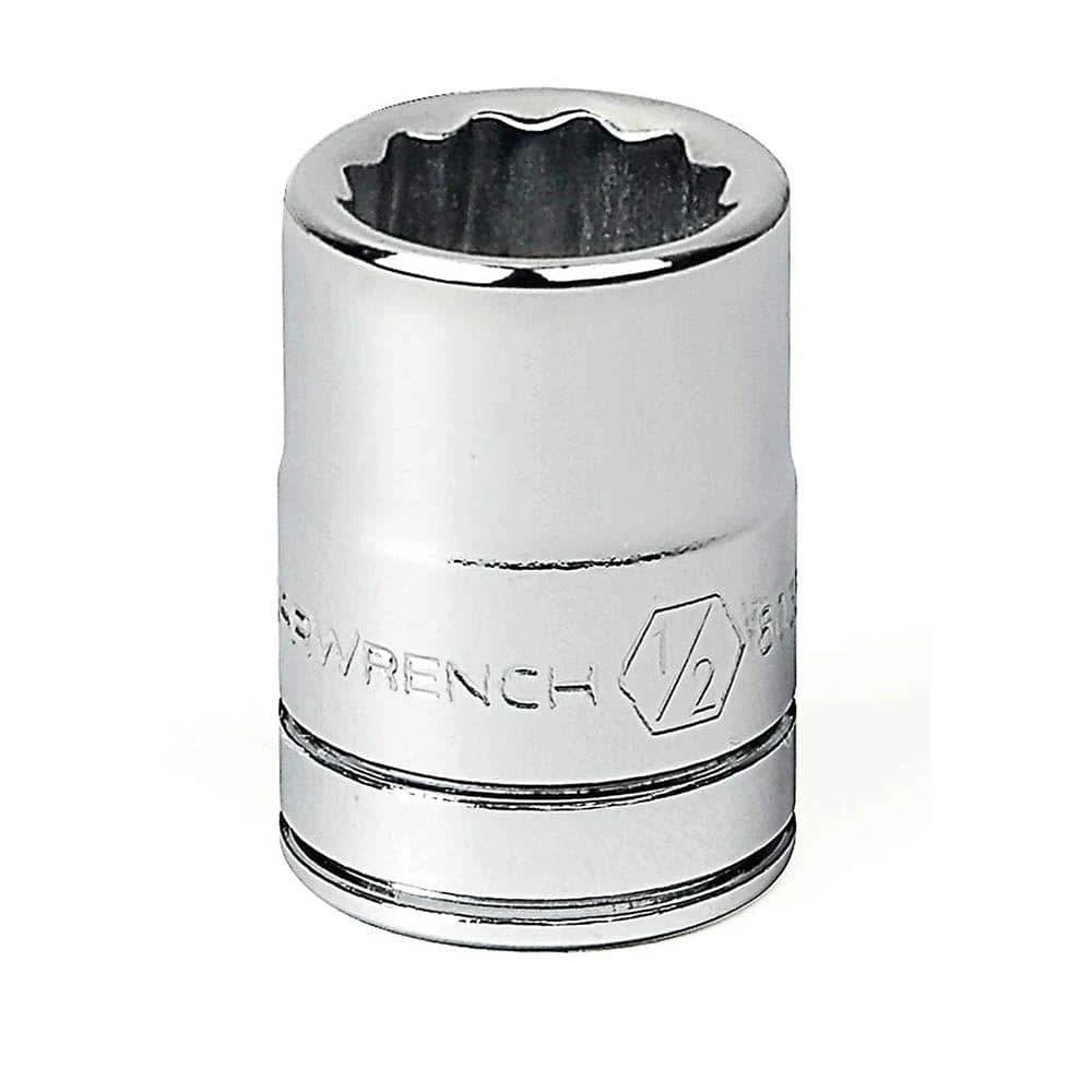 GEARWRENCH 1/2 in. Drive SAE 9/16 in. 12-Point Standard Socket 3 GEARWRENCH 1/2 in. Drive SAE 9/16 in. 12-Point Standard Socket