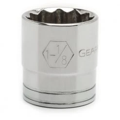 GEARWRENCH 1/2 in. Drive SAE 1-1/8 in. 12-Point Standard Socket