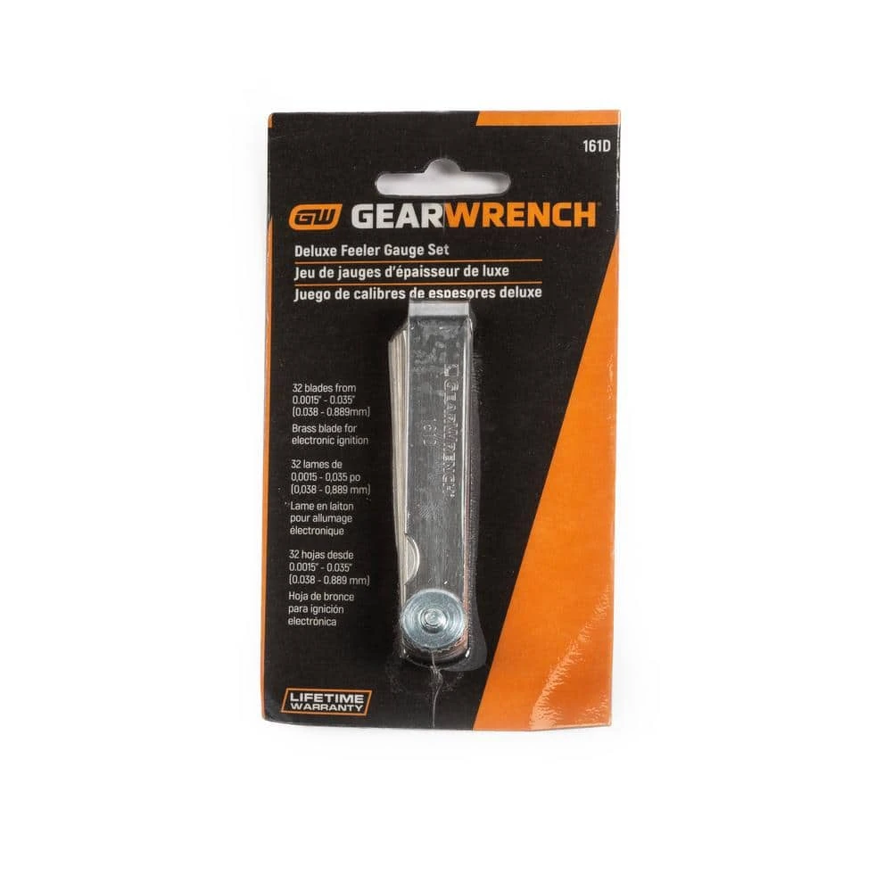 GEARWRENCH Deluxe 32 Blade Feeler Gauge 0.0015" - 0.035" (.038mm - .889mm) 5 GEARWRENCH Deluxe 32 Blade Feeler Gauge 0.0015" - 0.035" (.038mm - .889mm) - Image 3