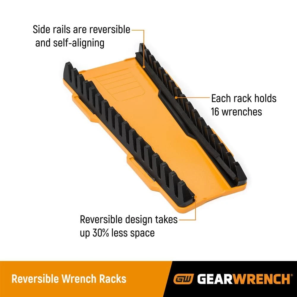 GEARWRENCH 16-Tool Reversible Wrench Rack (2-Pack) 10 GEARWRENCH 16-Tool Reversible Wrench Rack (2-Pack) - Image 8