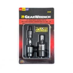 GEARWRENCH 1/4 in. 3/8 in. and 1/2 in. Drive Impact Universal Joint Pinless (3-Piece) 12 GEARWRENCH 1/4 in. 3/8 in. and 1/2 in. Drive Impact Universal Joint Pinless (3-Piece) -GEARWRENCH Sales gearwrench tool accessories 84960 c3 1000