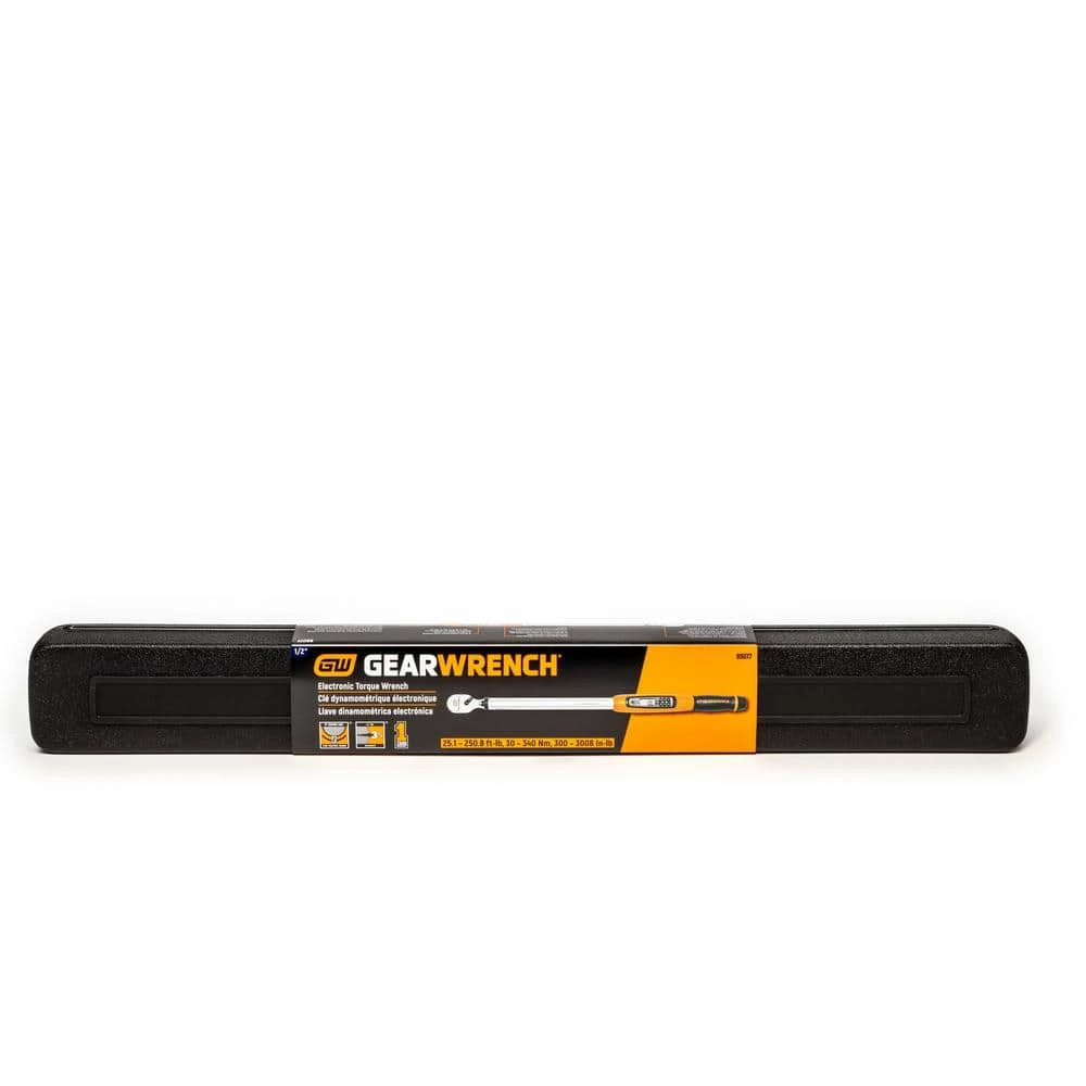 GEARWRENCH 1/2 in. Drive 25-250 ft./lbs. Electronic Torque Wrench 14 GEARWRENCH 1/2 in. Drive 25-250 ft./lbs. Electronic Torque Wrench - Image 12