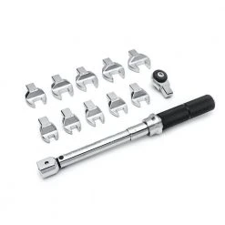 GEARWRENCH 1/4 in. Drive Metric Open End Interchangeable Torque Wrench Set (12-Pieces)