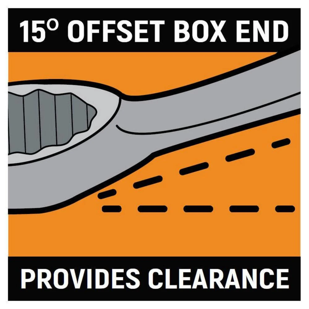 GEARWRENCH 12-Point Metric Long Pattern Combination Wrench Set (15-Piece) 5 GEARWRENCH 12-Point Metric Long Pattern Combination Wrench Set (15-Piece) - Image 3